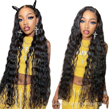 13x6 Hd Transparent Lace Front Human Hair Wigs For Black Women 360 Lace Frontal Wigs Glueless 100% Virgin Full Lace Wig Vendors